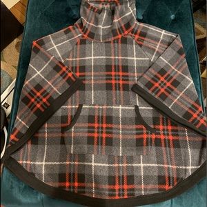 CUDDL Duds Fleece Soft Stretchy lounge Poncho XS/S